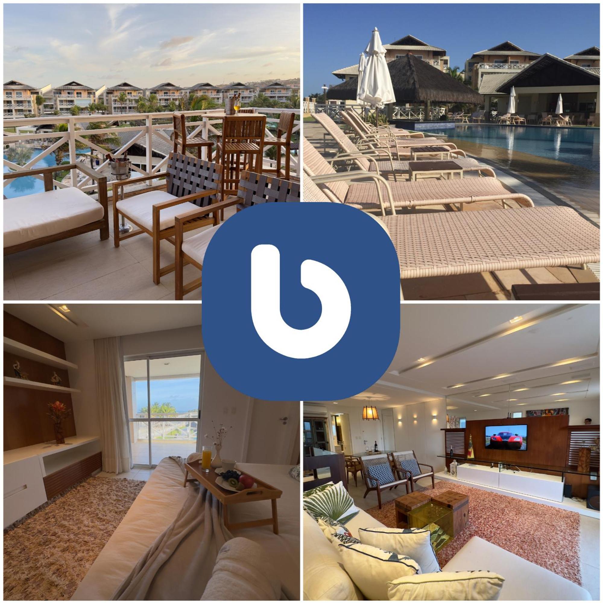 Portamaris - Luxo Duplex , 4 Suites - Pe Na Areia Акирас Экстерьер фото